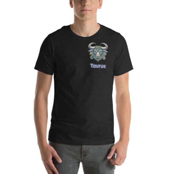 Small Lapel Taurus Unisex t-shirt - Image 2