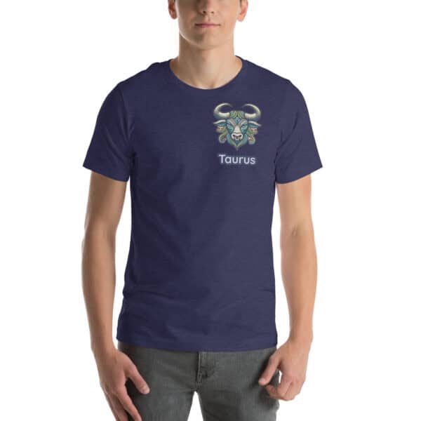 Small Lapel Taurus Unisex t-shirt - Image 3