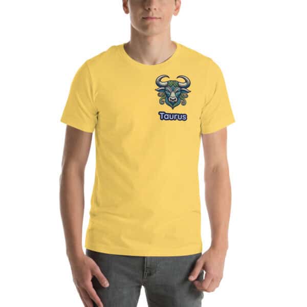 Small Lapel Taurus Unisex t-shirt - Image 4