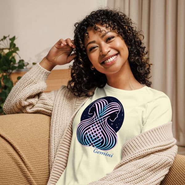 Gemini Women's Relaxed T-Shirt - Image 4