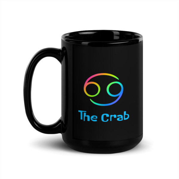 Cancer Intuition Black Glossy Mug