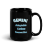 Gemini Black Glossy Mug - Image 2