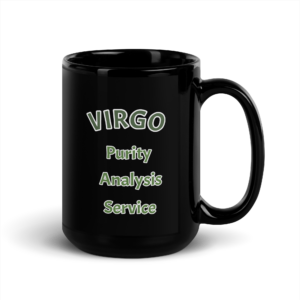 Virgo Purity Black Glossy Mug