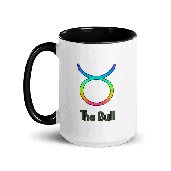 Taurus White Sun Sign Mug