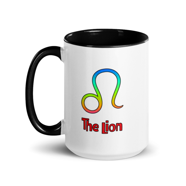Leo Bravery White Mug - Image 3