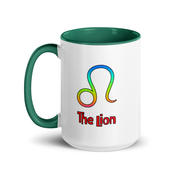 Leo Bravery White Mug - Image 7