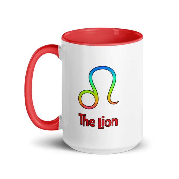 Leo Bravery White Mug - Image 5