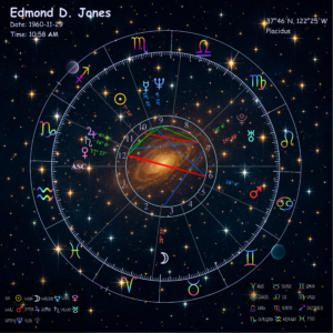 Birth Chart Metal Art
