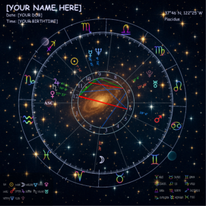 Starry Night Birth Chart