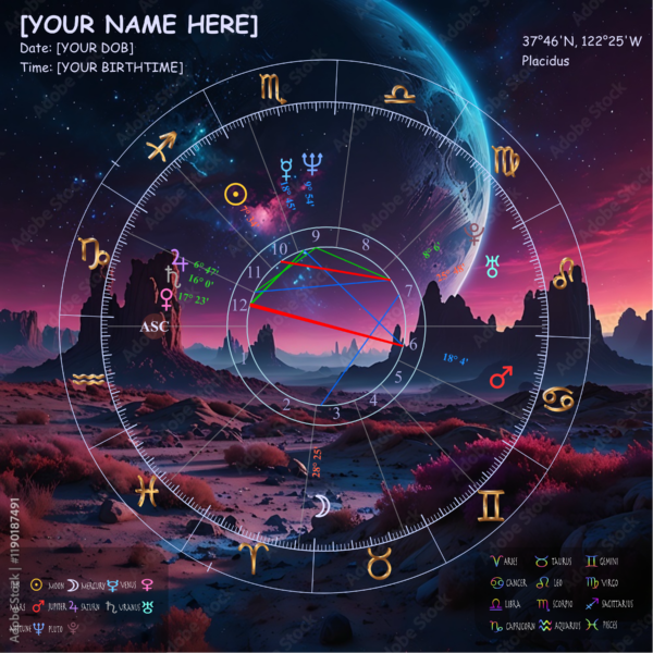Mars Scape Birth Chart