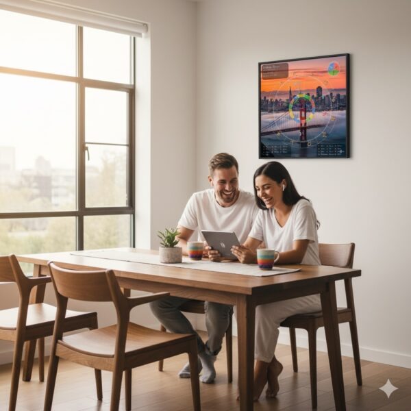 SF: Golden Gate Bridge Personalized Wall Metal Art