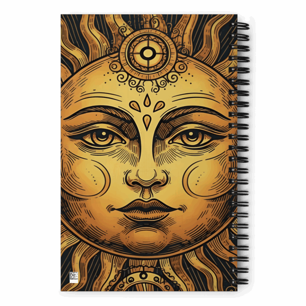 Sun Spiral notebook